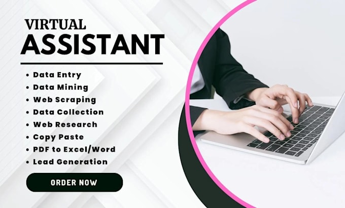 virtual assistant for excel data entry and formatting