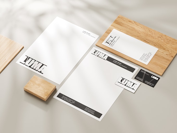 design modern business cards and stationery for your brand
