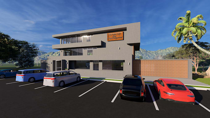 make 3d sketchup models and  vray renderings