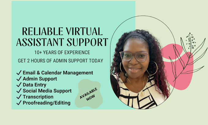 be your reliable virtual assistant for admin tasks
