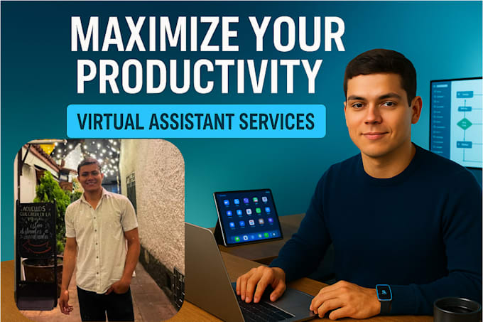 virtual assistant CRM data analytics copywriting and client follow up
