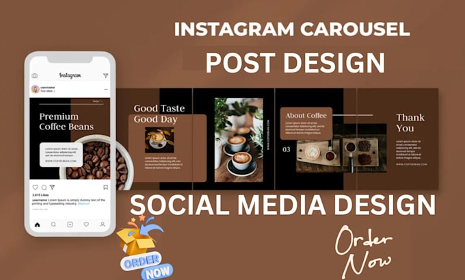 design instagram carousel posts for your brand