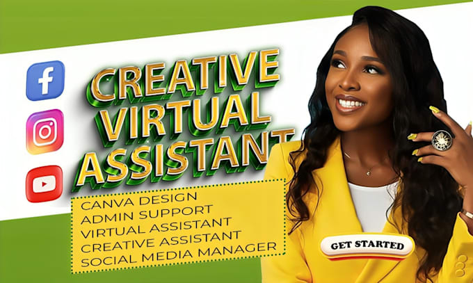 be your creative assistant for social media, canva design, and admin support