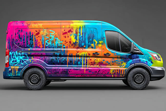 design a custom vehicle wrap, cars, pickups