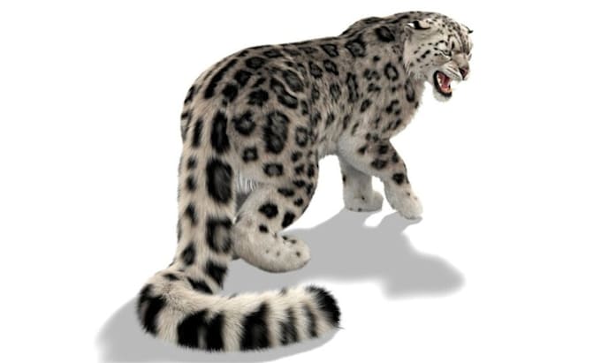 do 3d animal model, xgen hair, 3d creature, realistic fur, 3d animal animation