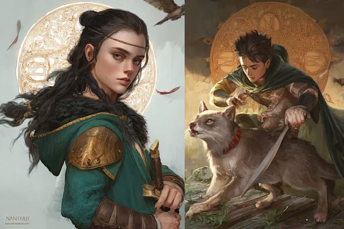 Fansinating Characters Paint fanart, original characters and fantasy portraits by Dikolomogo ...