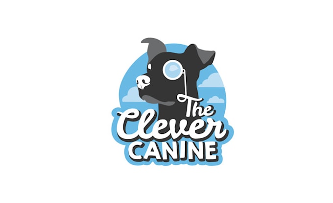 design premium dog training business logo
