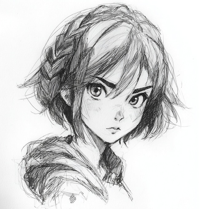 sketch you anime sketch art
