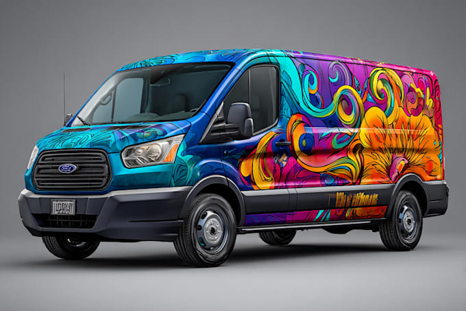 do professional van wrap design, vehicle wrap, car wrap