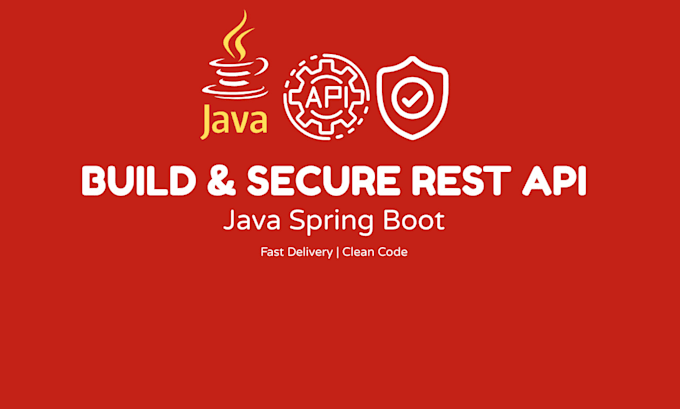 Build a secure rest api in java spring boot by Vidya_n | Fiverr