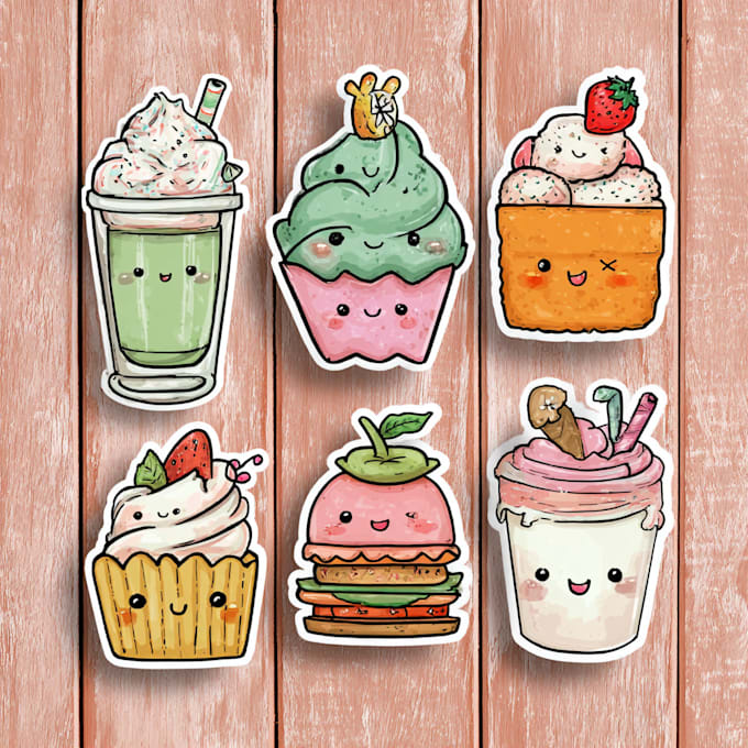 create exclusive doodle art sticker and character