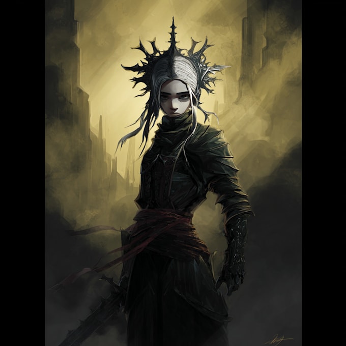 create a dark fantasy character for you