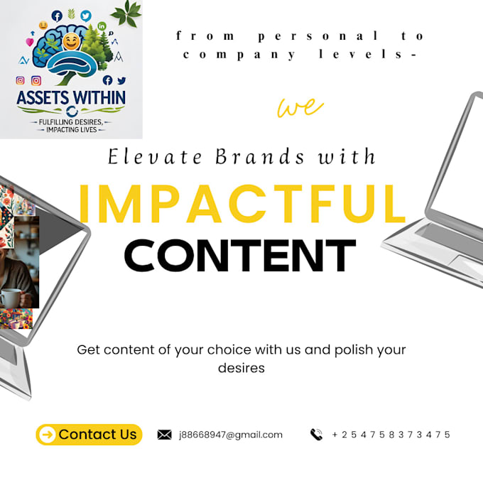 create impactful content and empowerment brand