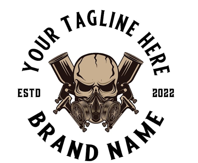 create eye catching gun logo for you in just 1 day