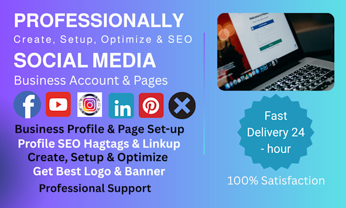 create and optimize a professional facebook business page with SEO