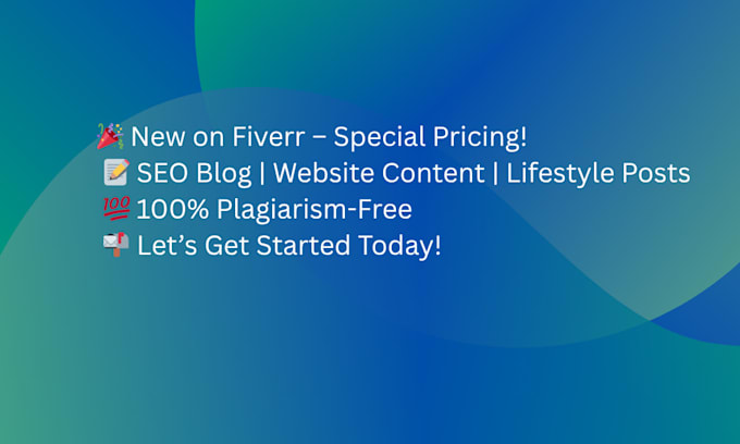 create unique and audience focused content