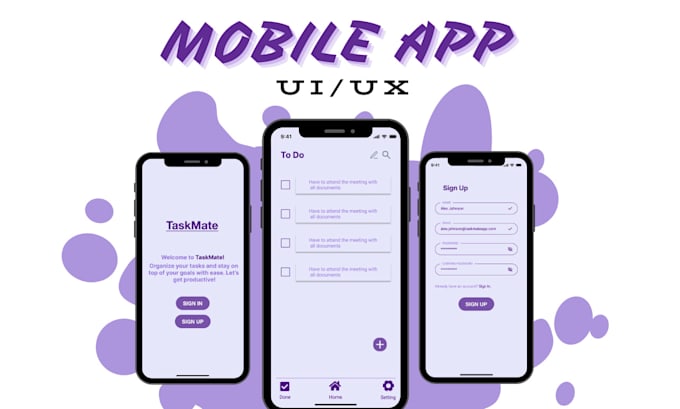 create clean and user friendly app UI