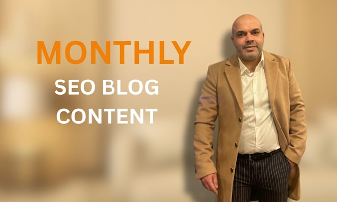 be your monthly blog content writer