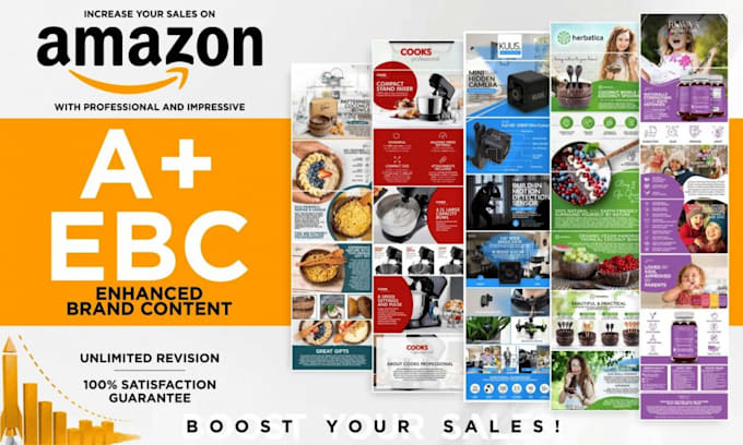 design amazon ebc, amazon a plus content and listing images