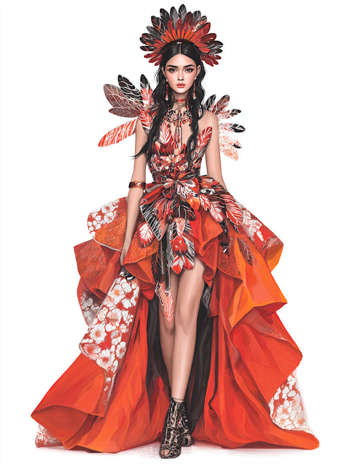 make fashion mood boards and design portfolio