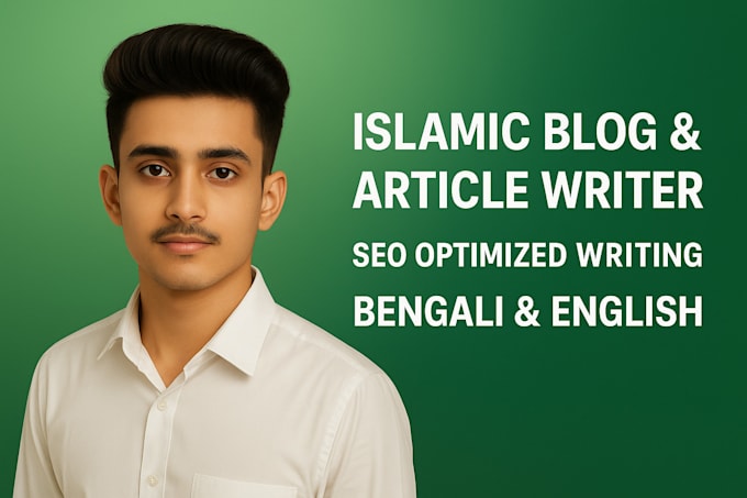 write authentic islamic articles and blog posts