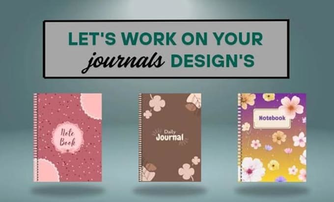 notebook, journal, cover design