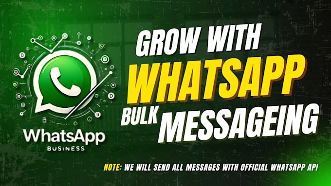 send whatsapp bulk messages and promotion via whatsapp API