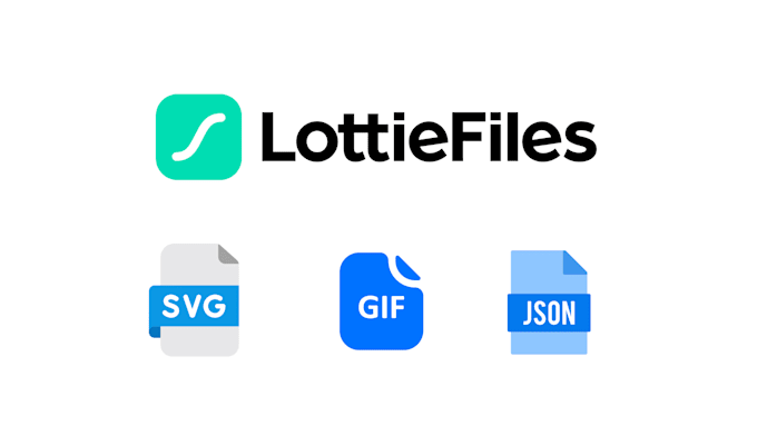 create custom lottie, GIF, svg animations