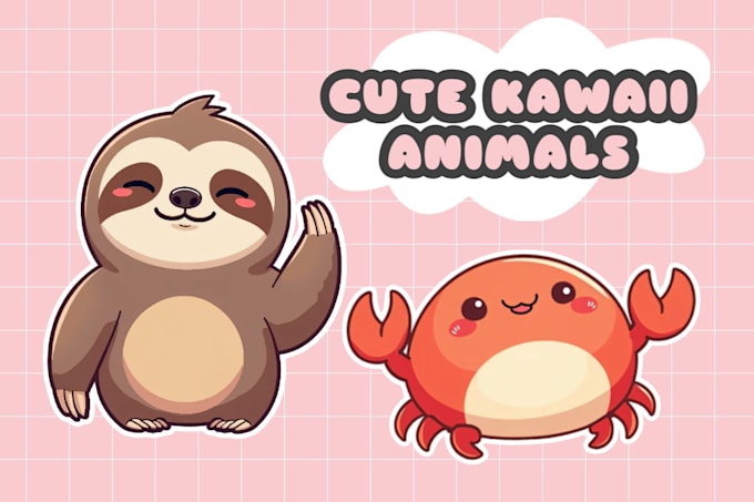draw cute cartoon animal character