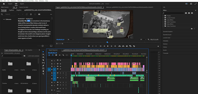 do youtube documentary video editing like johnny harris