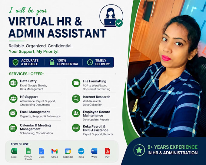 provide virtual HR and administrative support