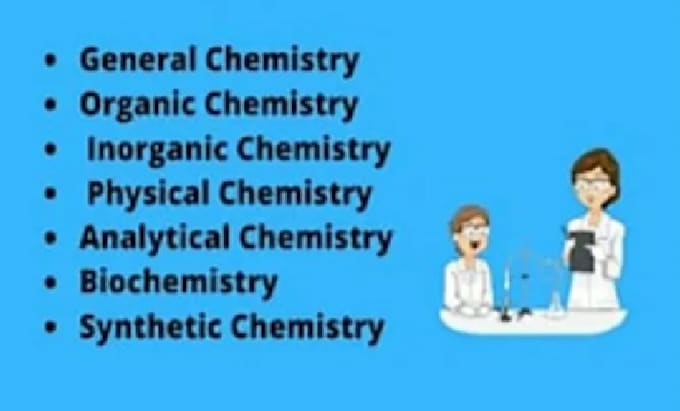 do chemistry research, organic, inorganic, analytical, bio and general chemistry