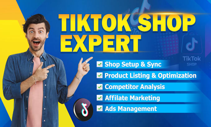 tiktok shop setup and management with product sync and optimization