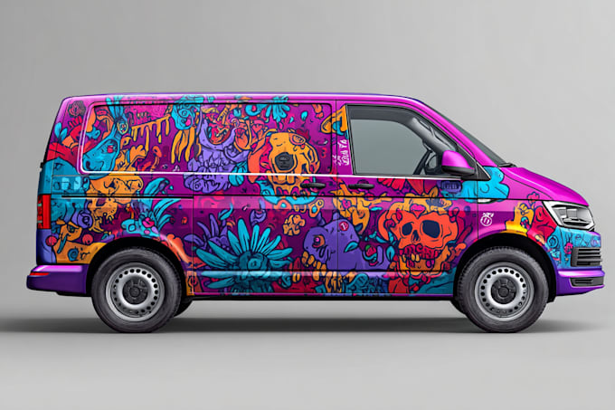 make a car wrap design and vehicle wrap design