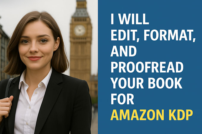 line copy edit format and proofread your book for amazon kdp publishing