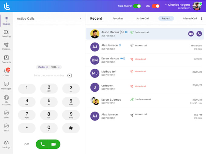 Create linphone app for android and ios devices, auto dialer, textnow ...