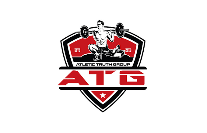 design split squat booming sports training logo