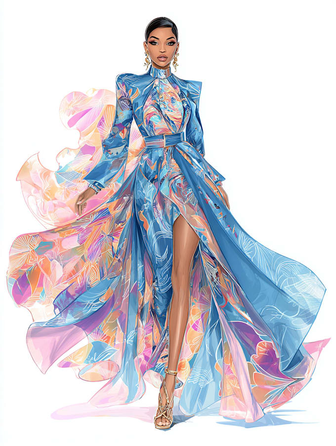 draw your style with unique fashion design