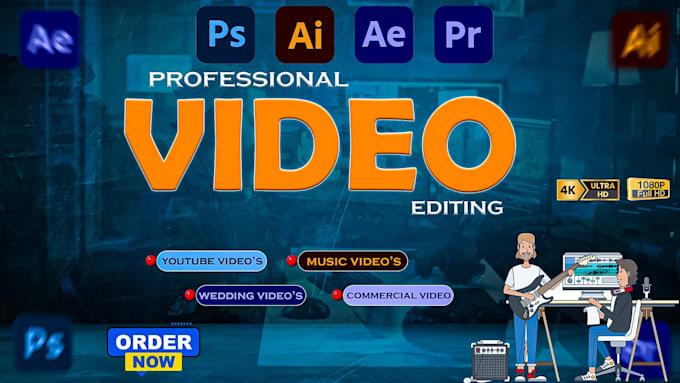 do professional youtube video editing within 24 hours