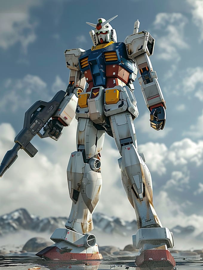 do mecha robot gundam illustrations