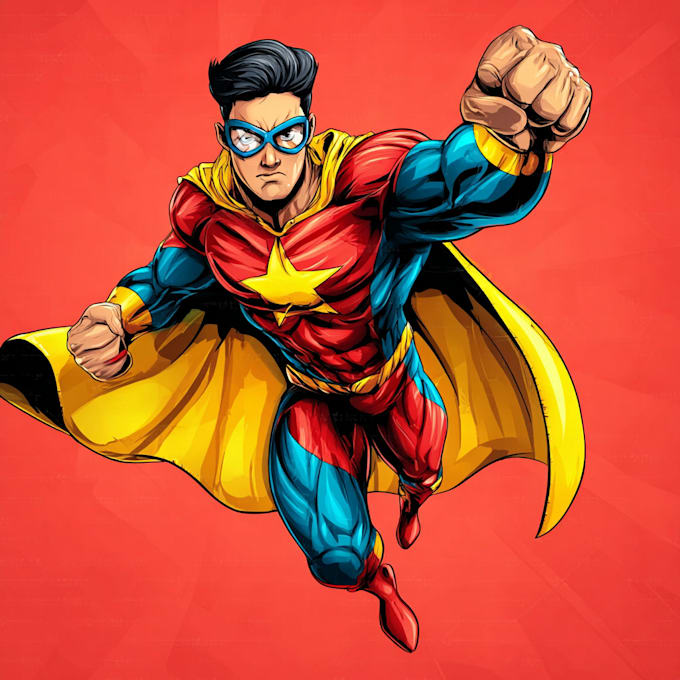 desing your favorite superhero character and comic