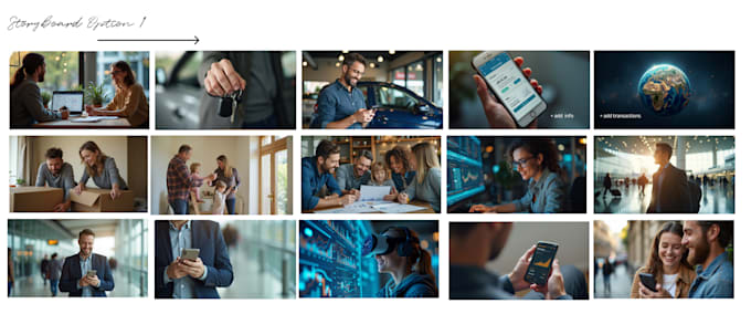 ai generated storyboard for your brand strategy