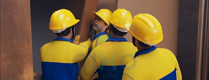 do 3d safety animation