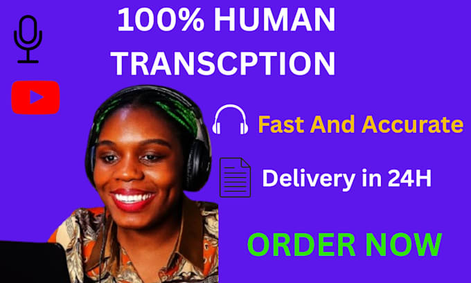 do accurate english audio transcription