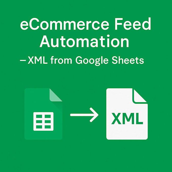 provide an automatic XML feed generator from google sheets
