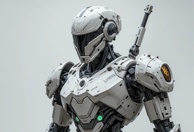 design high quality robot, mech, cyberpunk, conceptsr