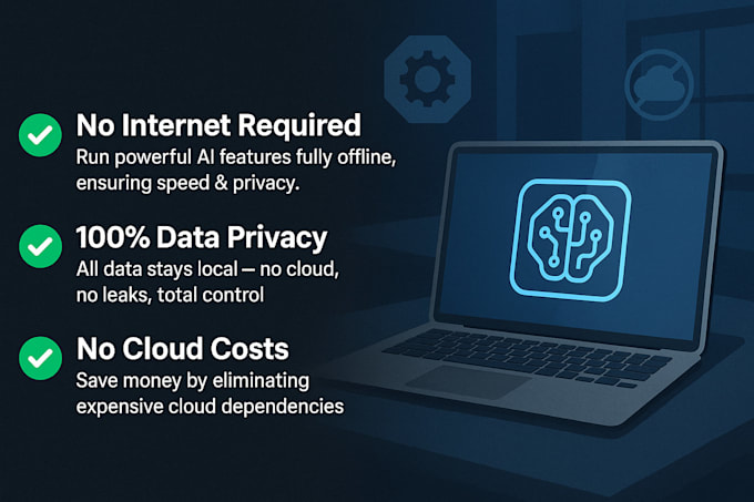 develop offline ai softwares