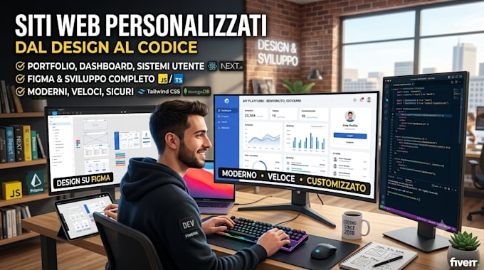 create modern websites for you