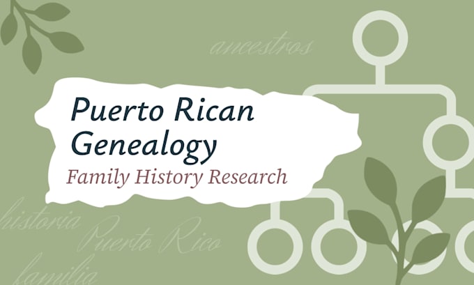 research your puerto rican ancestors