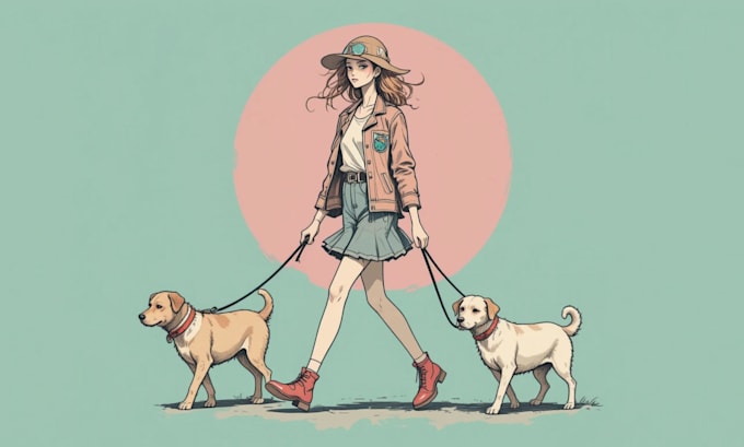 design unique illustrated t shirt graphics